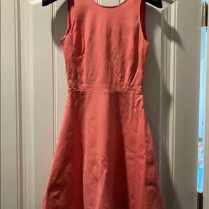 Kate Spade fit & flare pink dress with bow detail